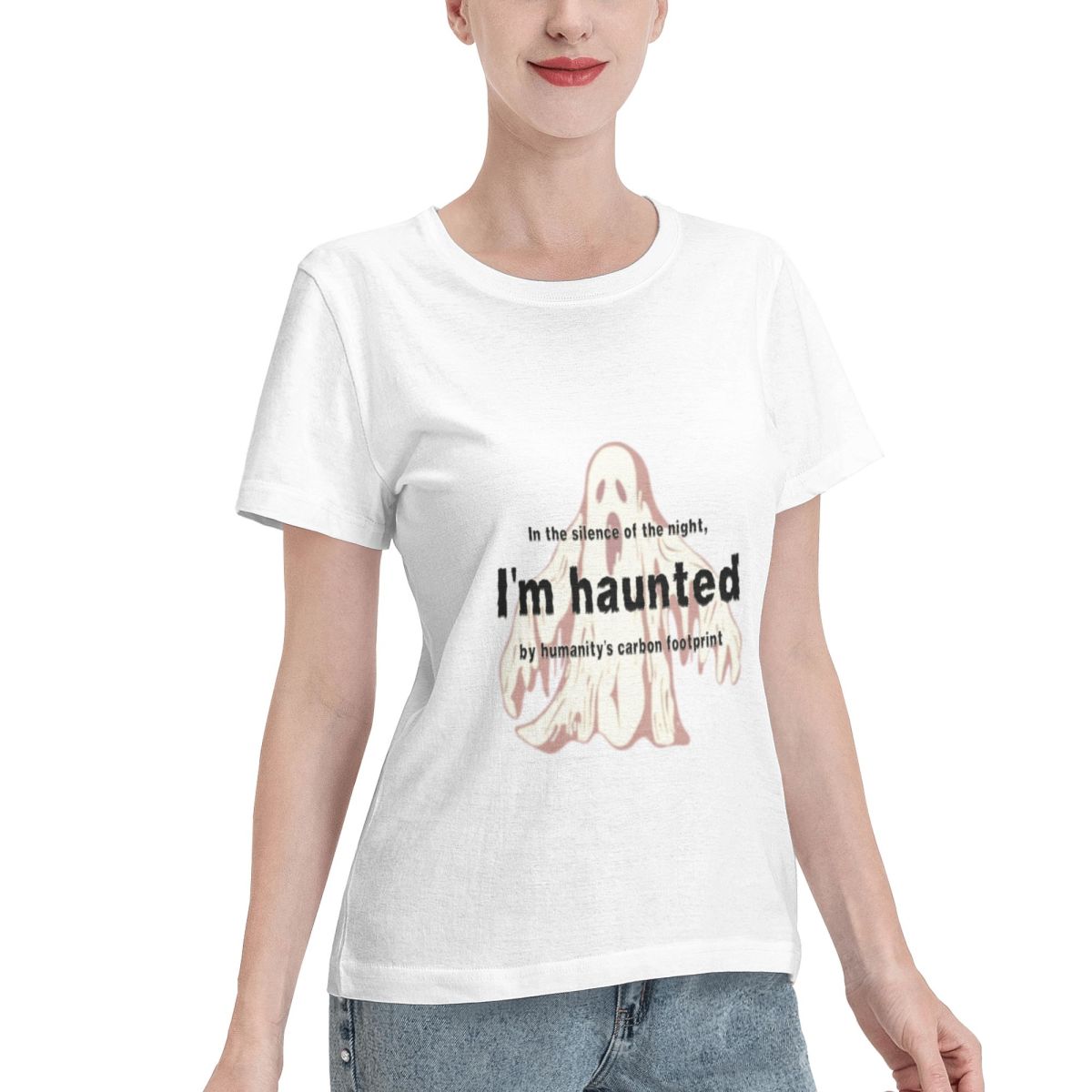 Camiseta feminina com design d - Sustainable Living Design avaliação e preço