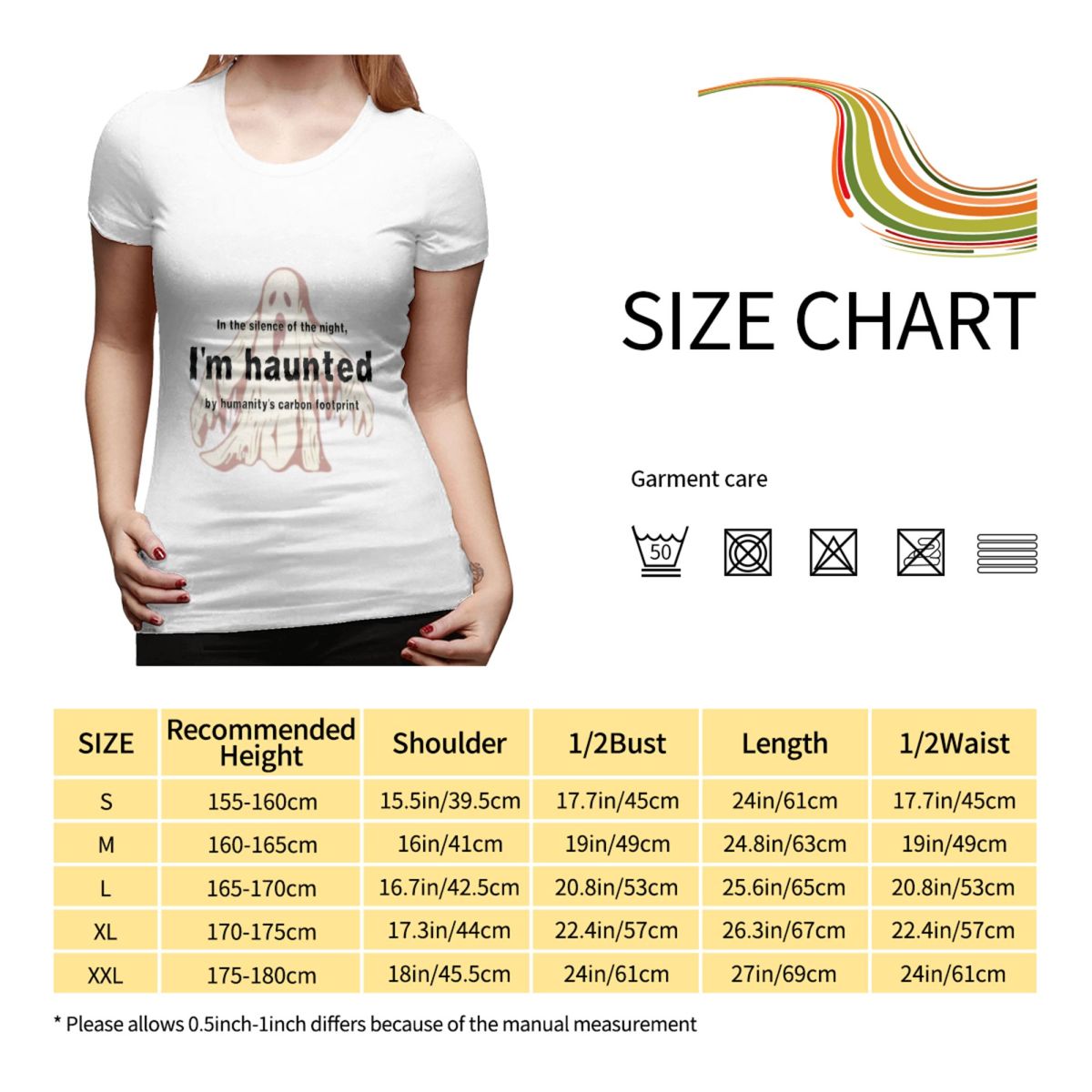 Camiseta feminina com design d - Sustainable Living Design avaliação e preço