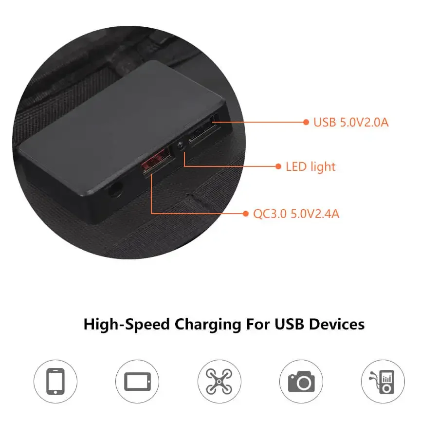 Carregador Solar Portátil Dobr - Solar Charger Panel Foldable avaliação e preço