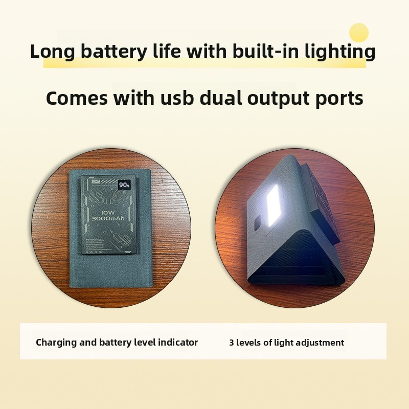 Carregador Solar Dobrável Port - Solar Charger Panel Foldable avaliação e preço