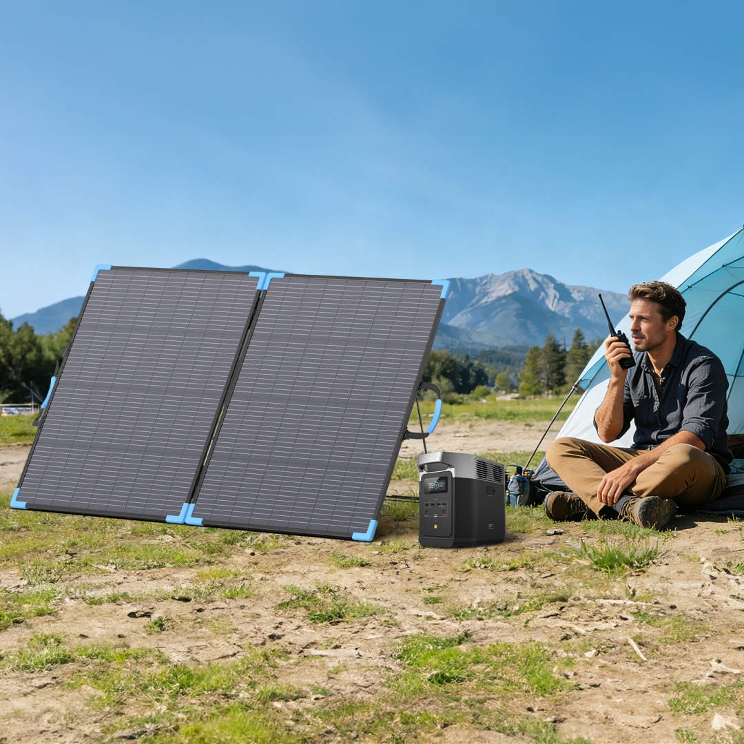 Painel Solar Bifacial E-POWO 2 - Solar Charger Panel Foldable avaliação e preço